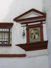 Retablo en azulejos del Convento en la calle Santa Teresa.