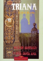 TRIANA - Cartel anunciador de la Vel de Santiago y Santana 2002